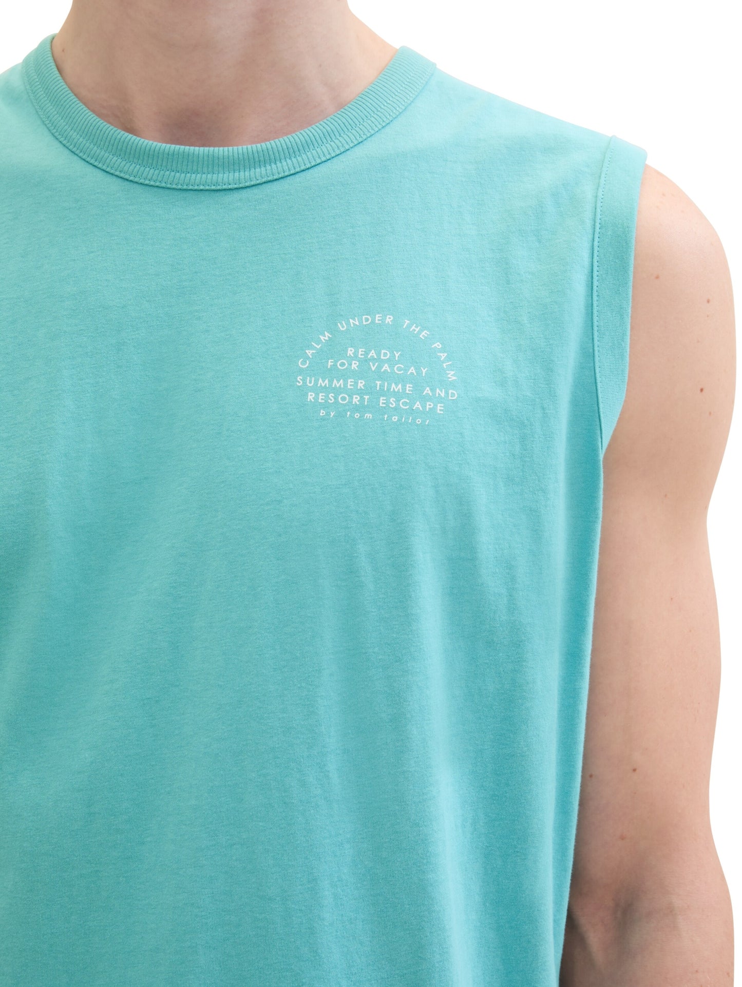 printed tanktop meadow teal Bild 7