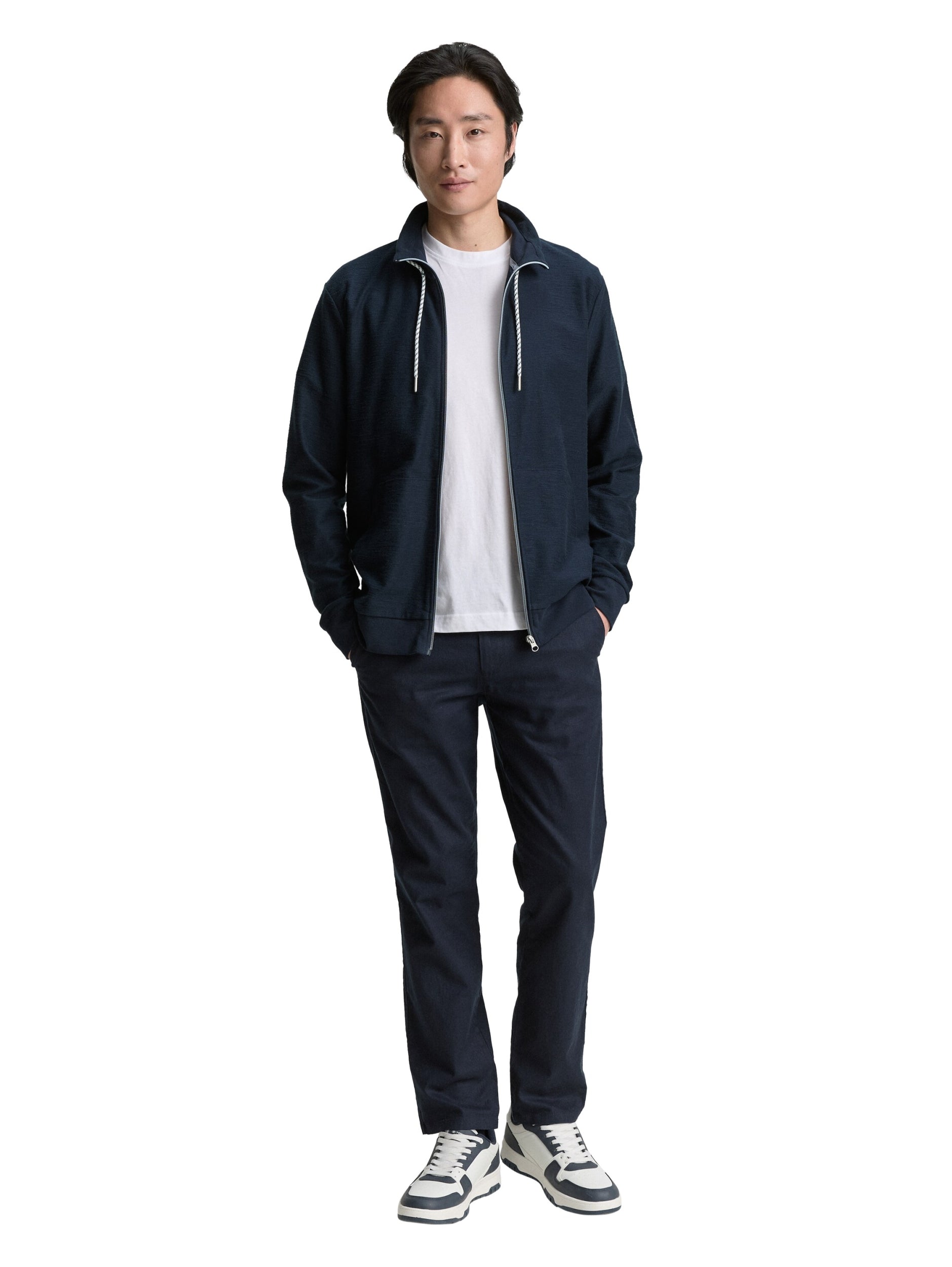 structured t-shirt jacket sky captain bl Bild 3