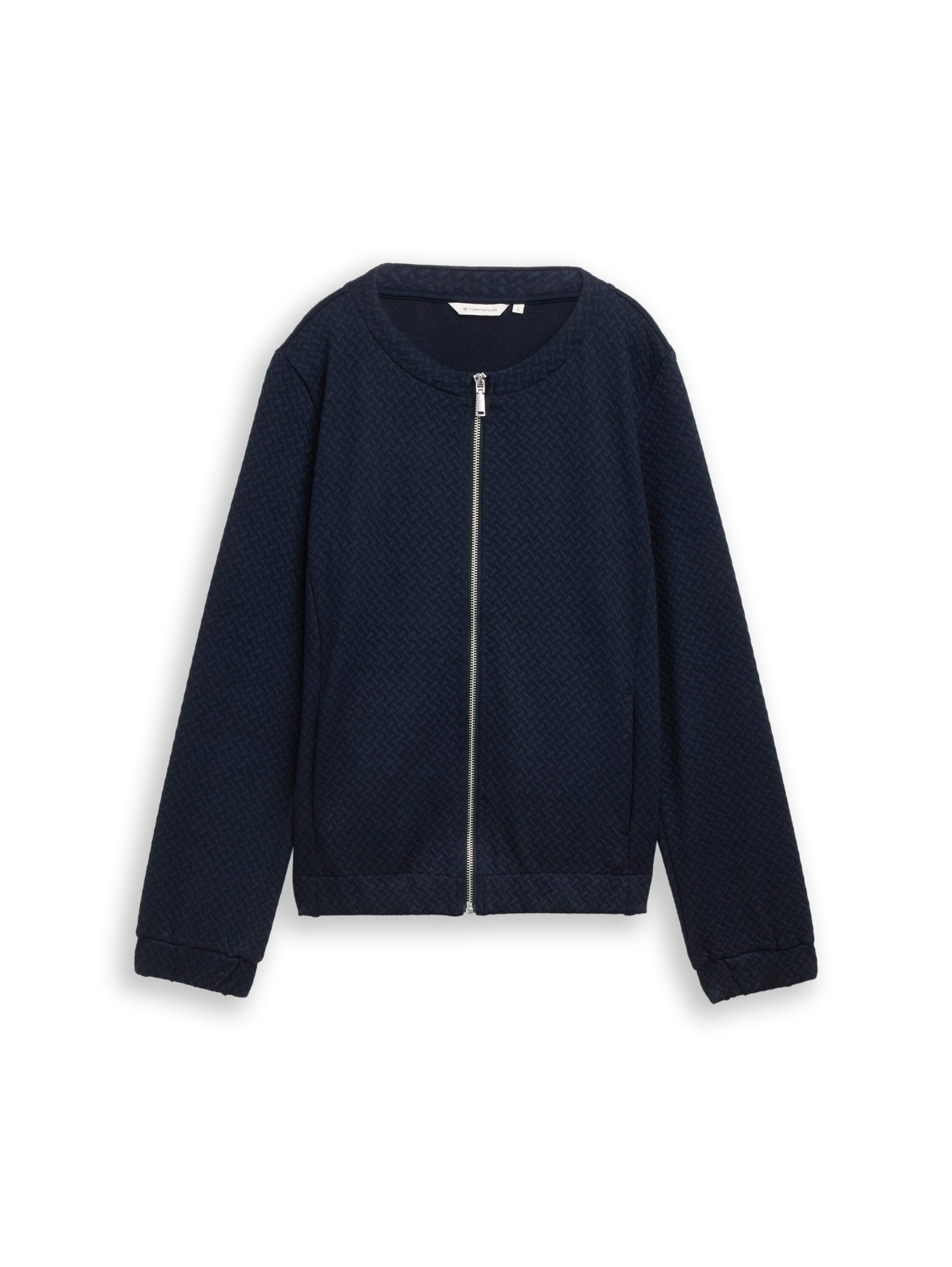 Sweatjacket structured sky captain bl Bild 1
