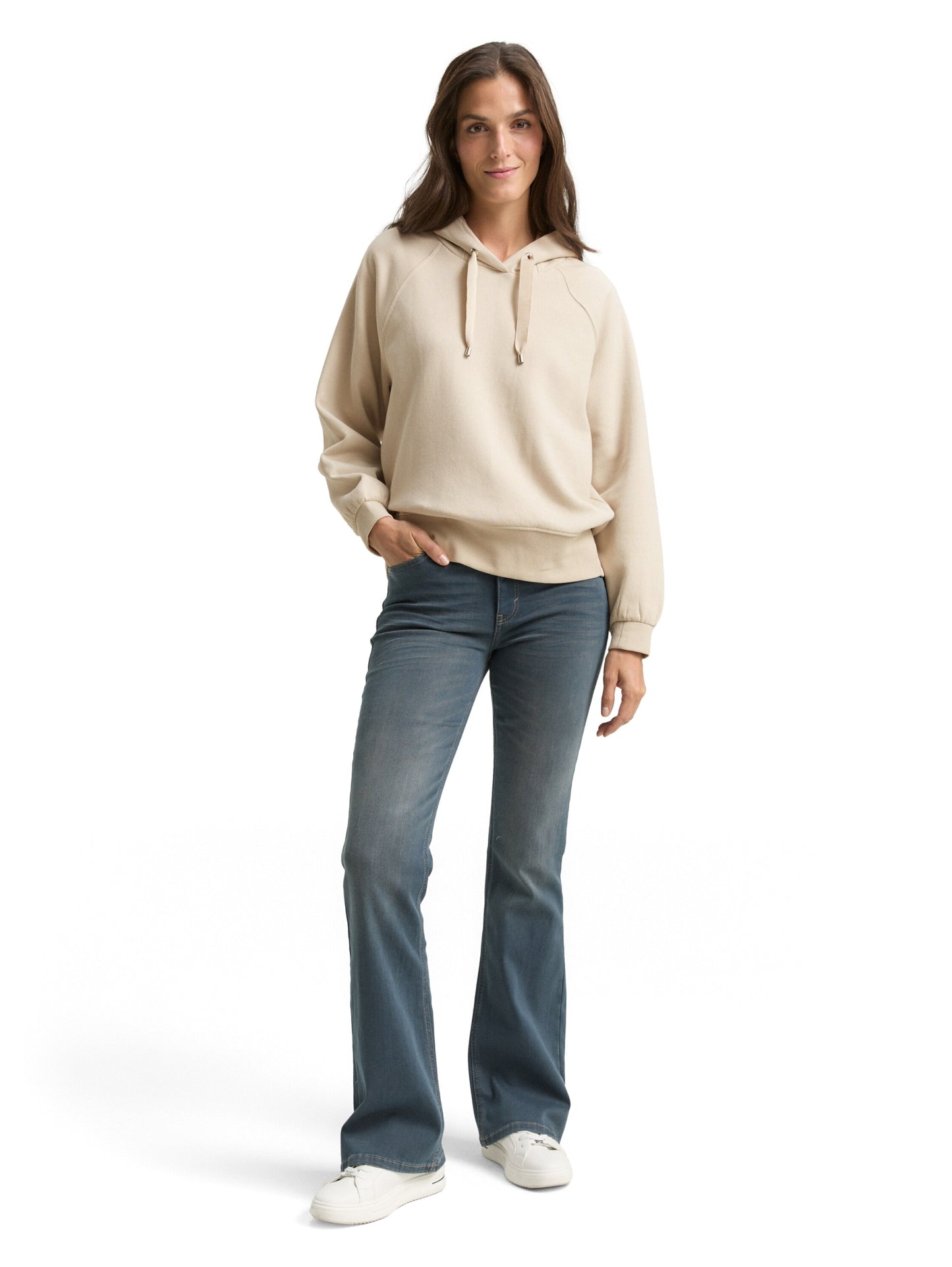 Sweatshirt Hoodie sand stone bei Bild 3