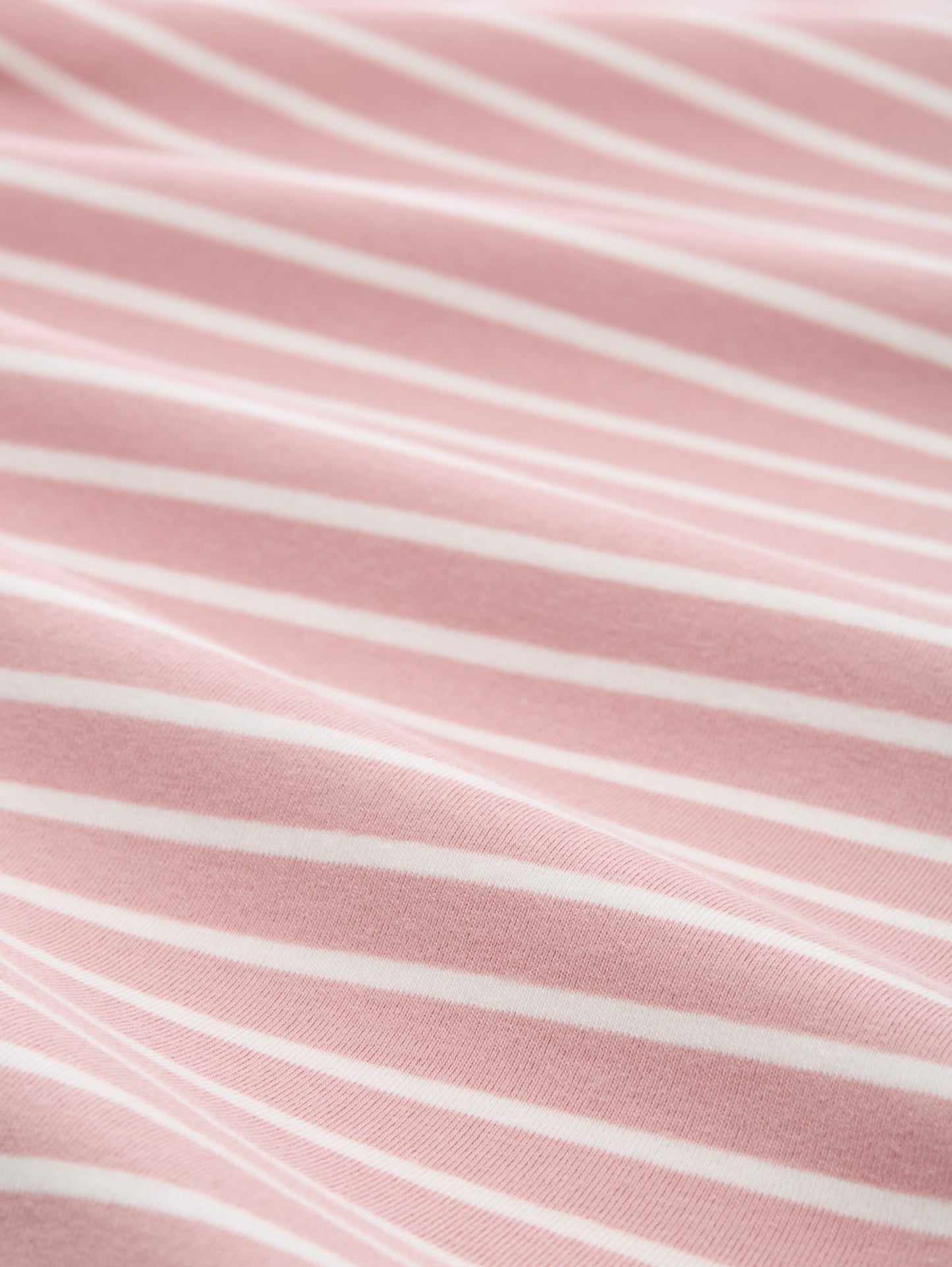T-shirt striped boatneck rose offwhite Bild 2