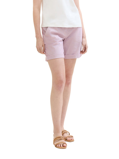 Tom Tailor Chino Bermuda orchid white s Bild 2