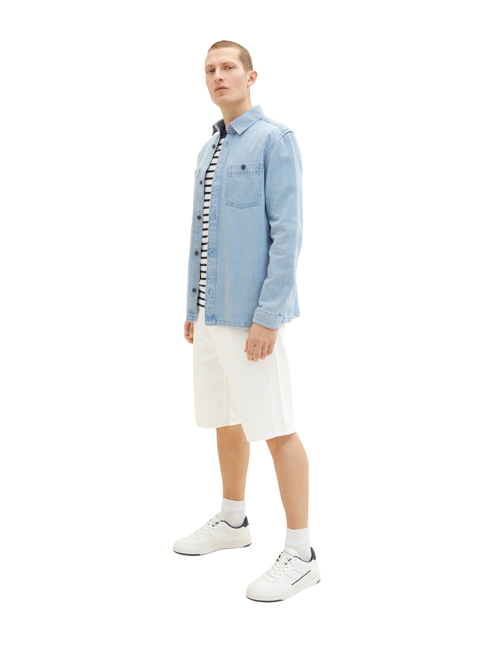 Tom Tailor Morris shorts White Denim Bild 4