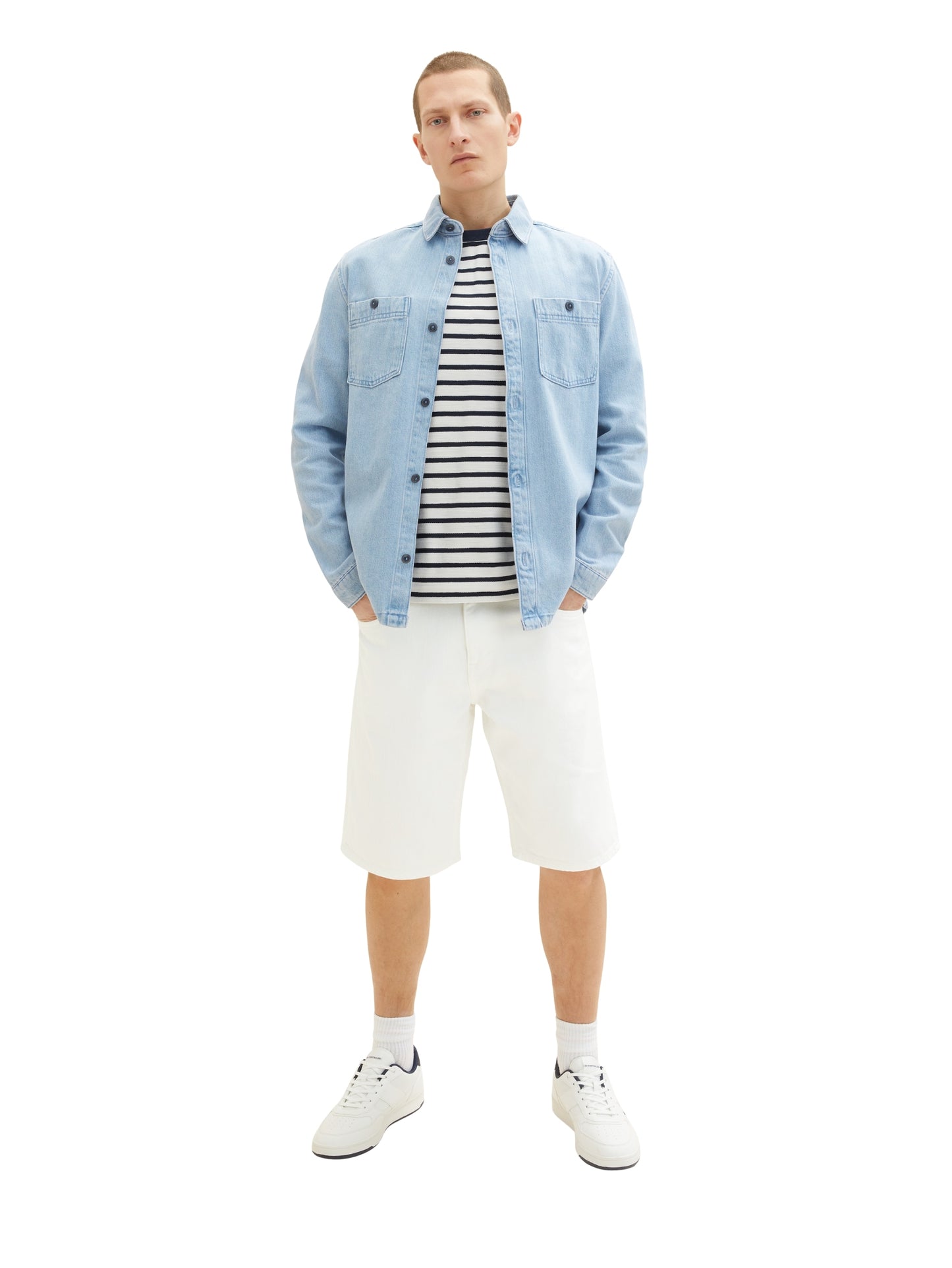 Tom Tailor Morris shorts White Denim Bild 5