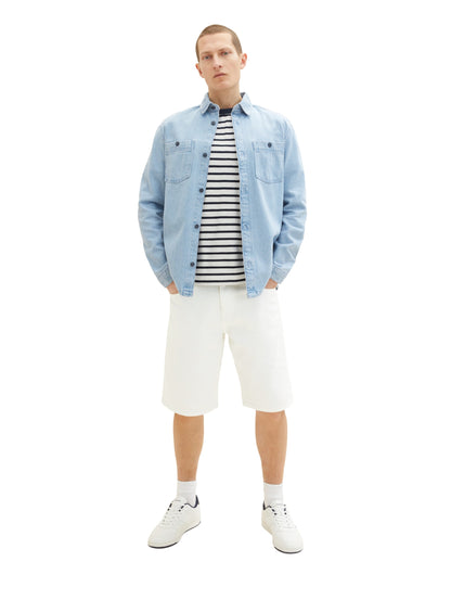 Tom Tailor Morris shorts White Denim Bild 5