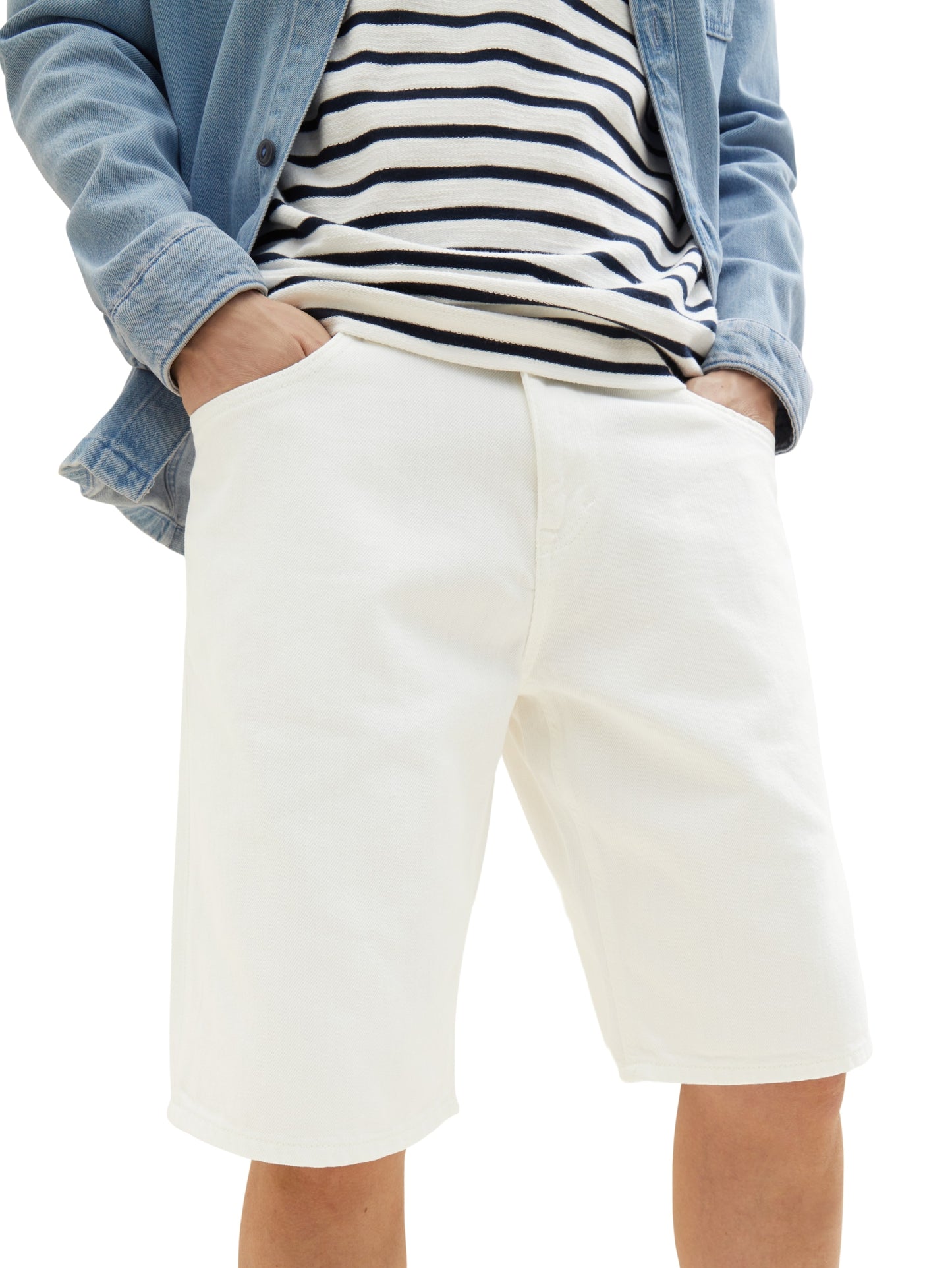Tom Tailor Morris shorts White Denim Bild 8