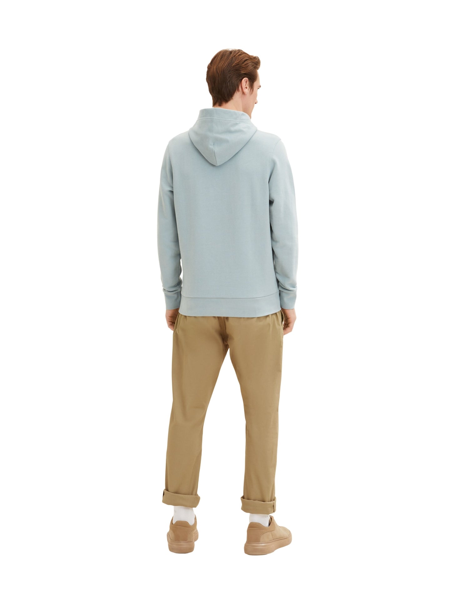 hoodie with structured lining light ice blue Bild 5