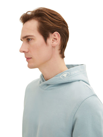 hoodie with structured lining light ice blue Bild 6