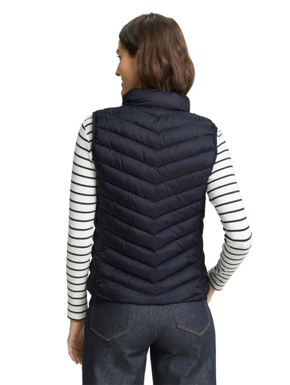 lightweight puffer vest sky captain bl Bild 4