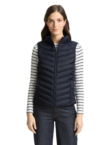 lightweight puffer vest sky captain bl Bild 5