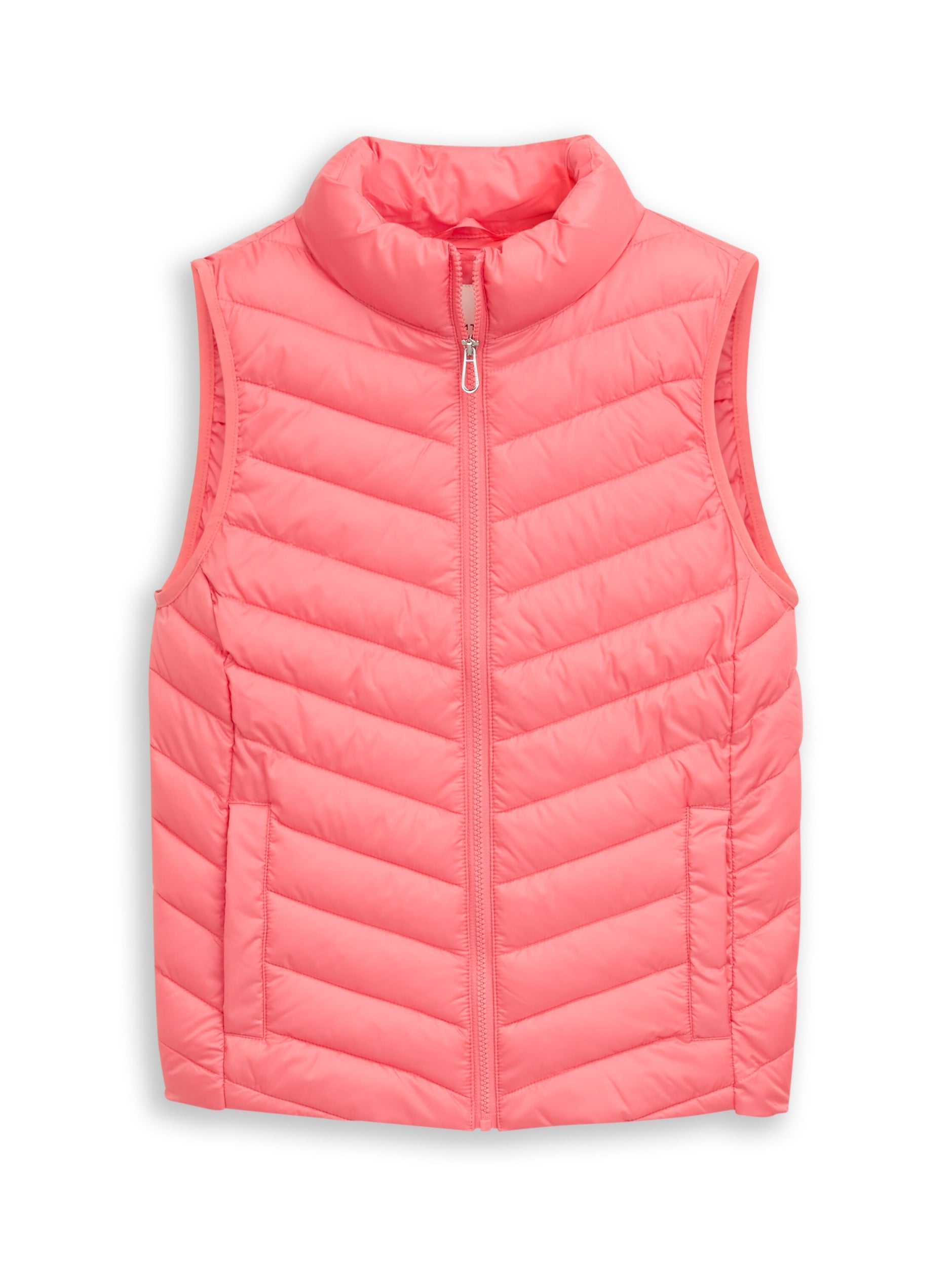lightweight puffer vest soft coral pin Bild 1