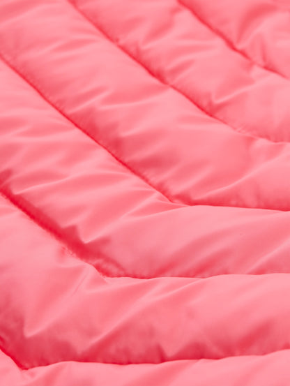 lightweight puffer vest soft coral pin Bild 2