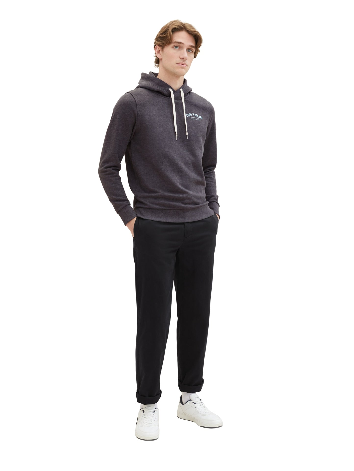 logo hoodie Dark Grey Mela Bild 5