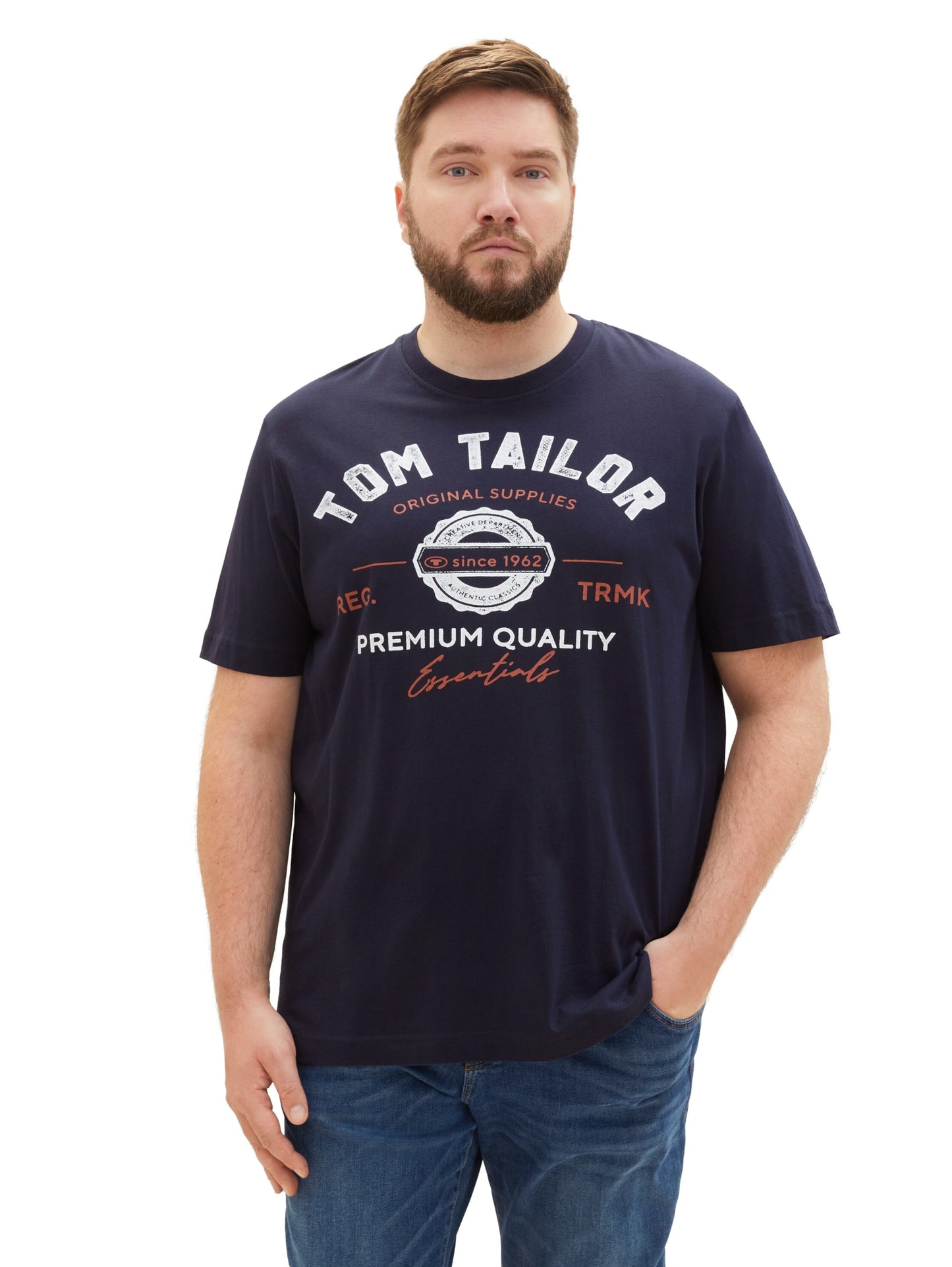 plus logo tee sky captain bl Bild 3