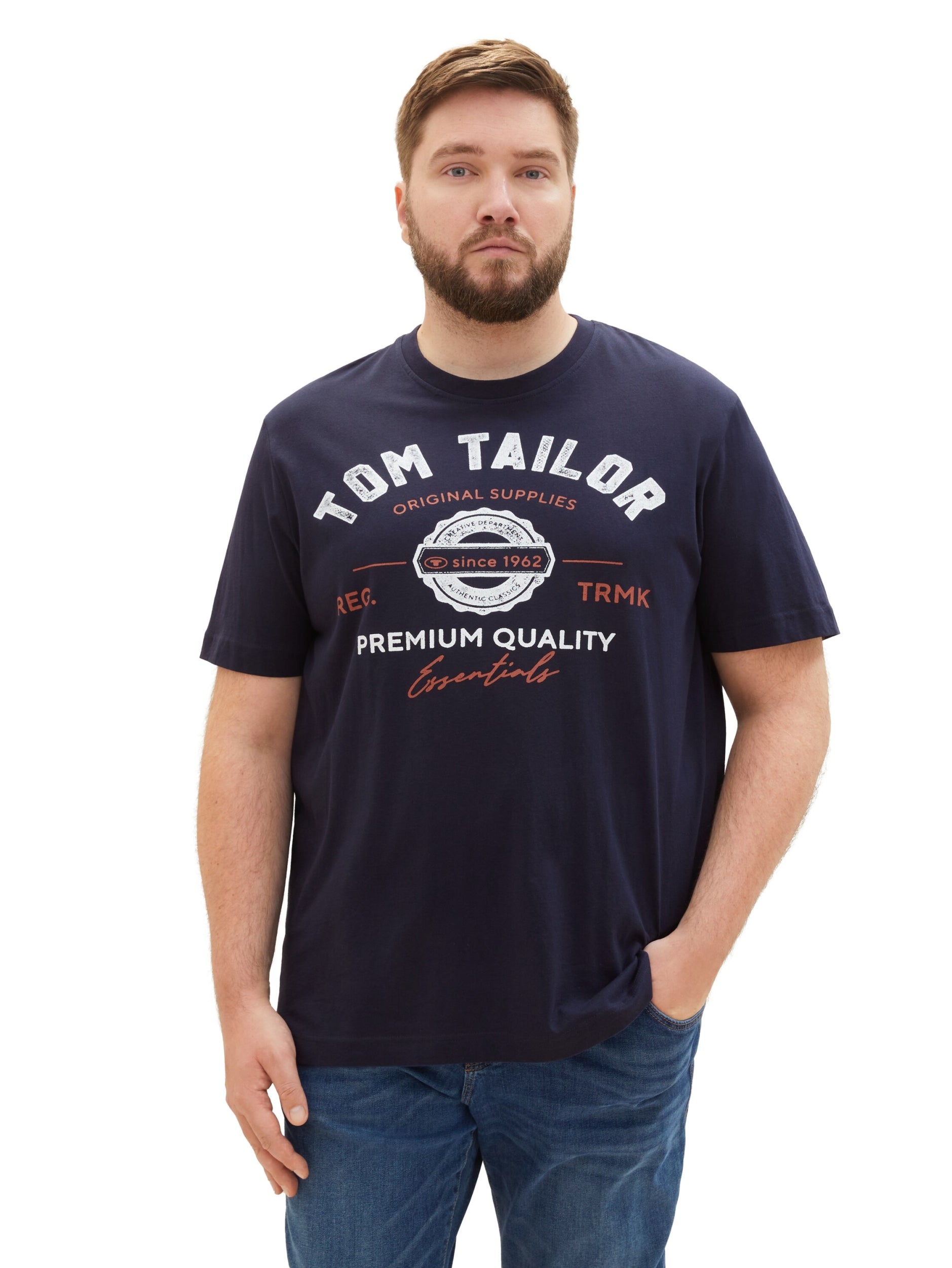 plus logo tee sky captain bl Bild 3
