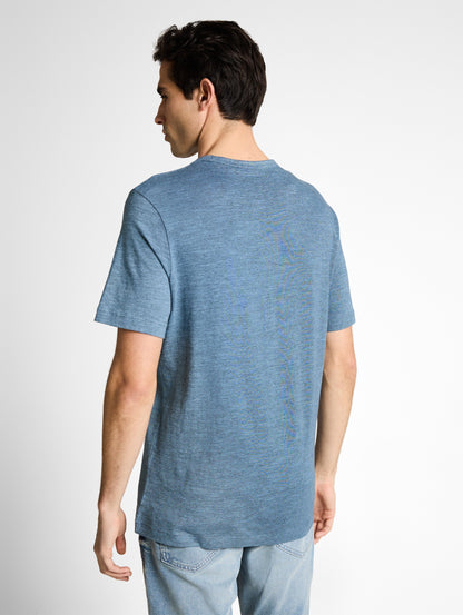 printed fine stripe t-shirt spring blue na Bild 4