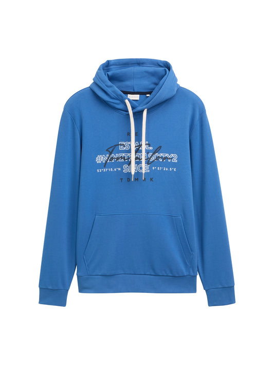 printed hoodie Midsummer Blue Bild 1