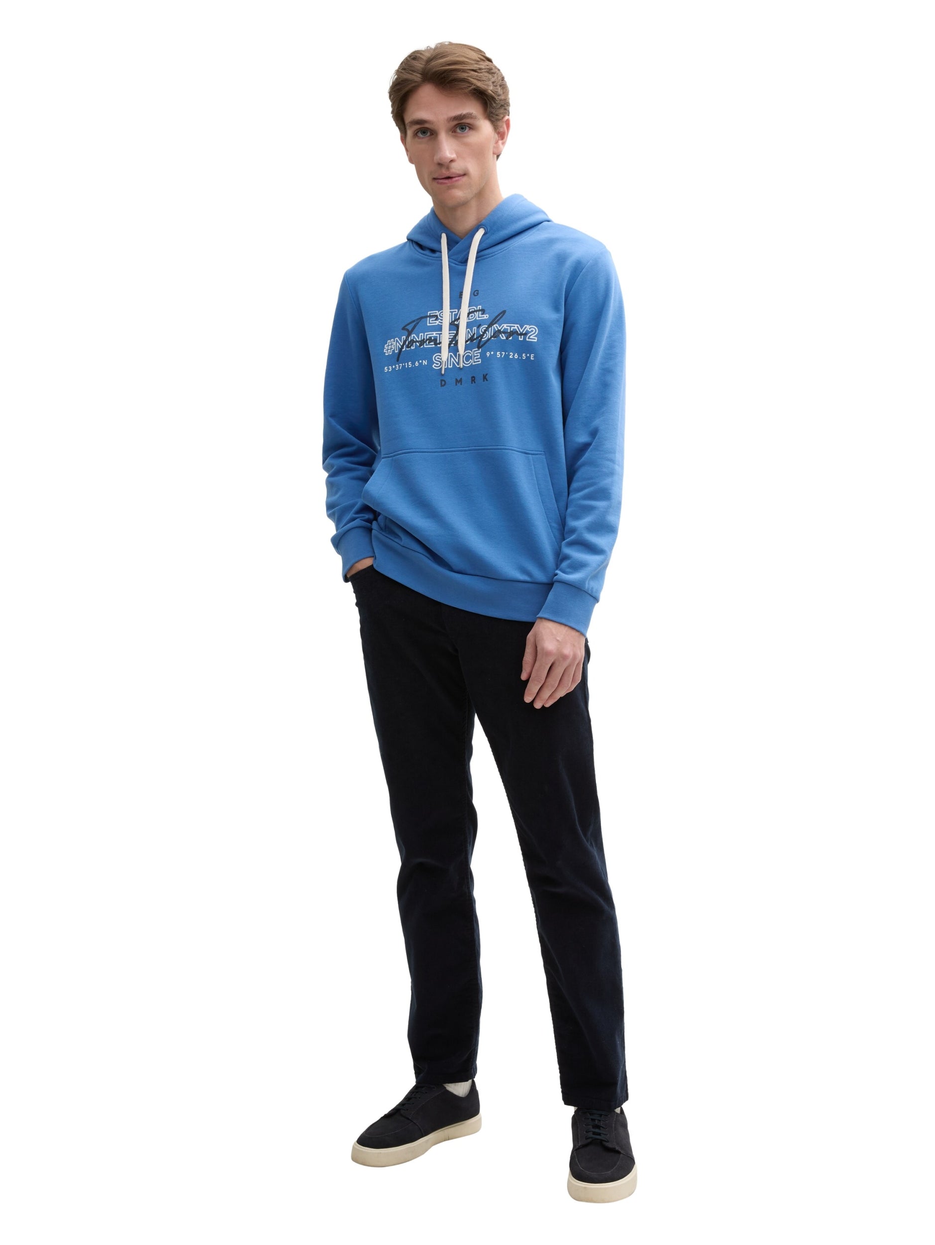 printed hoodie Midsummer Blue Bild 3