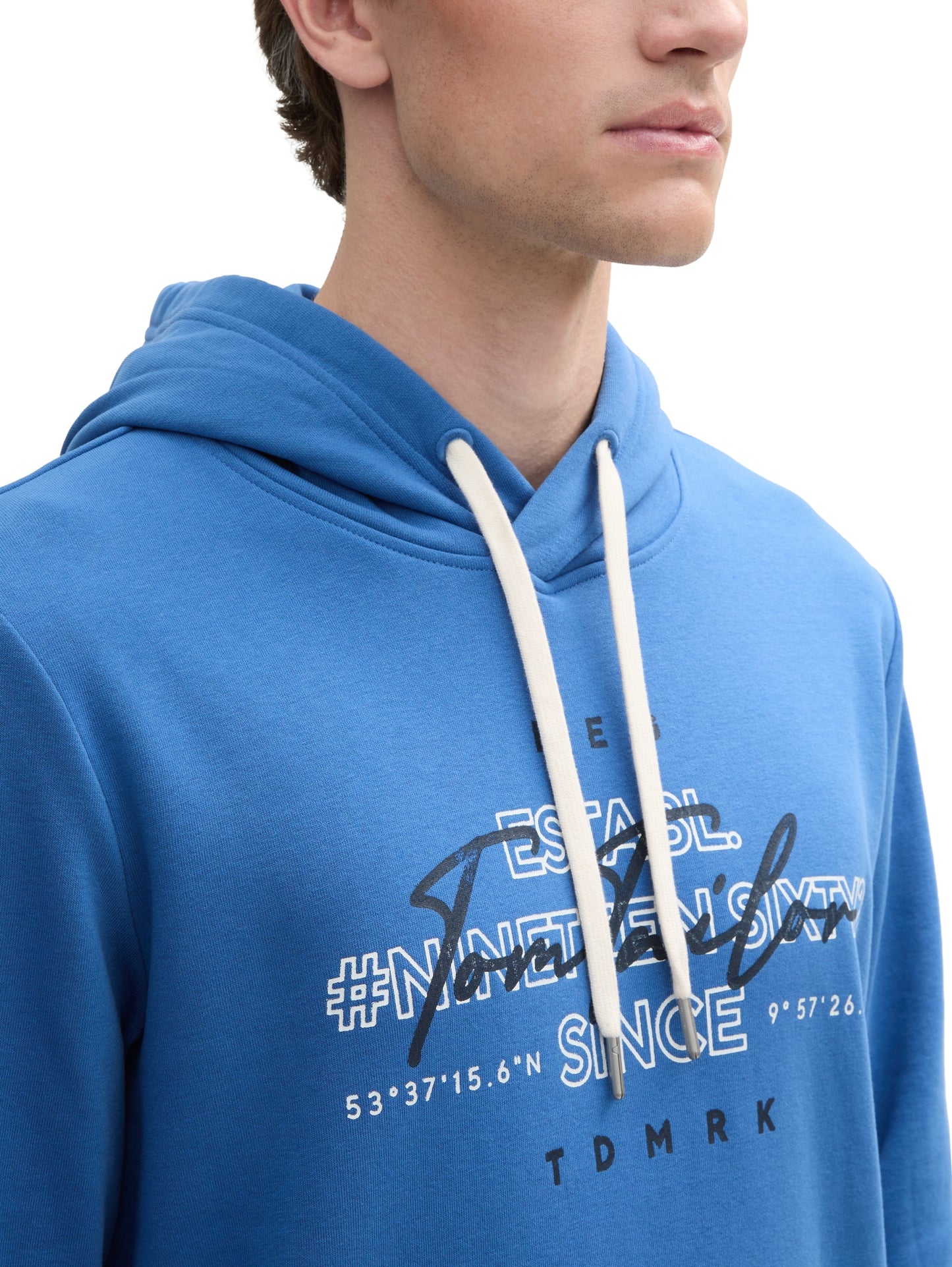 printed hoodie Midsummer Blue Bild 5