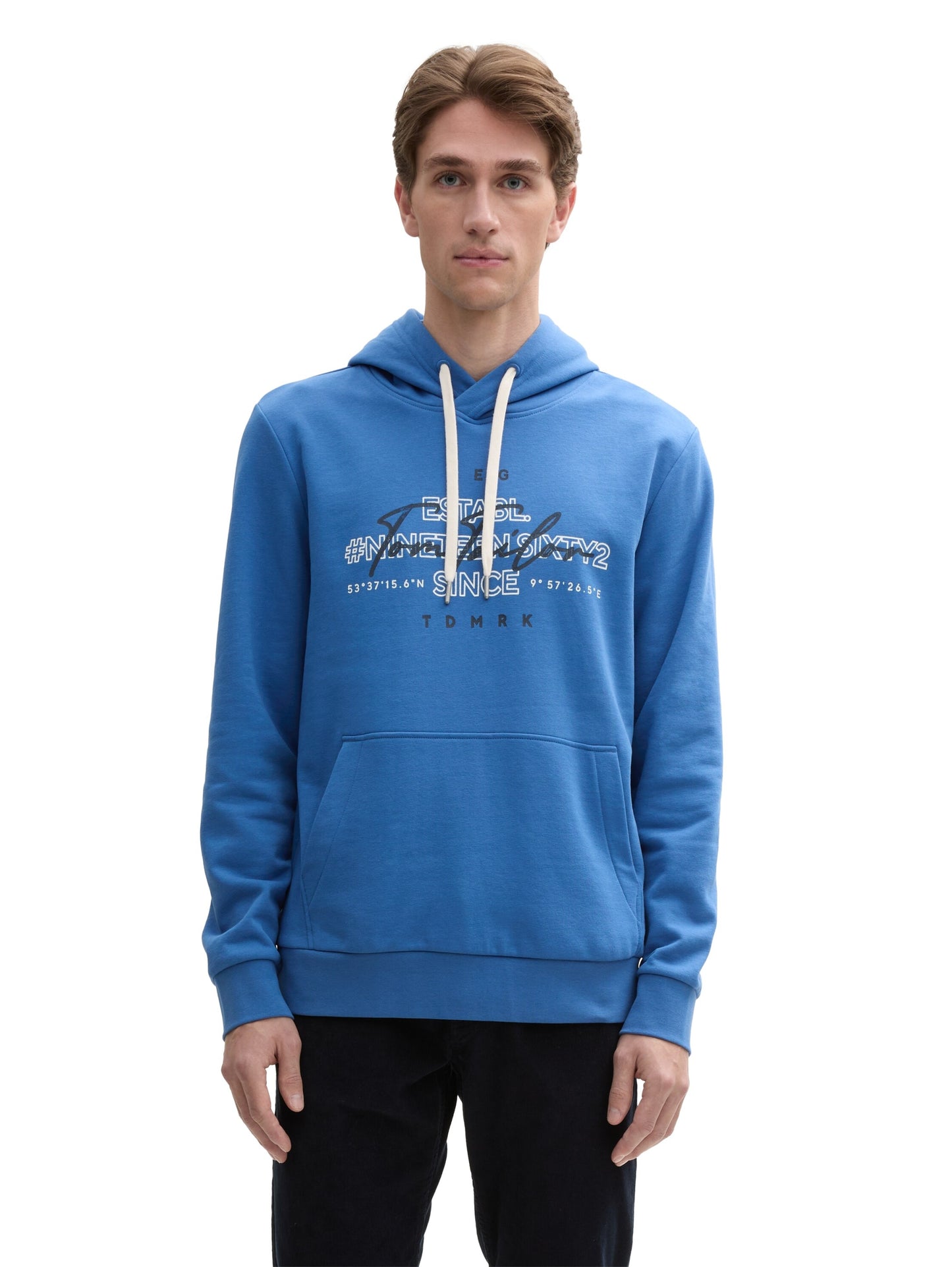 printed hoodie Midsummer Blue Bild 6
