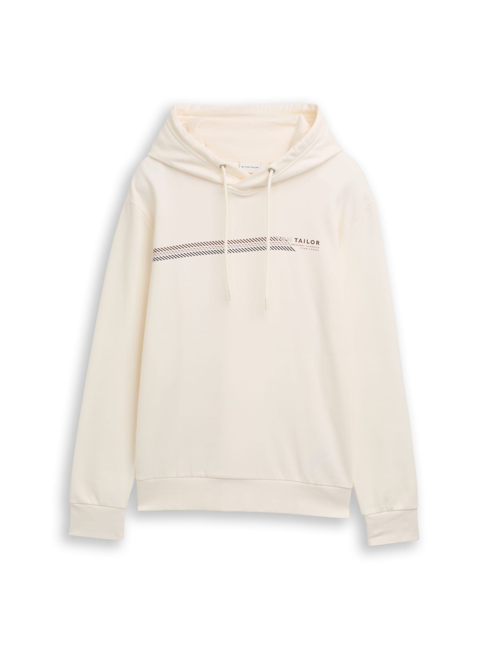 printed hoodie Wool White Bild 1