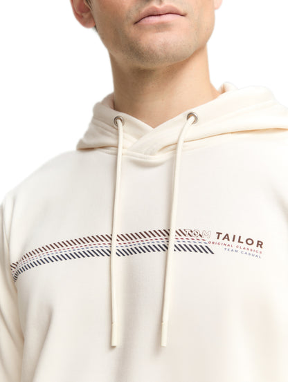 printed hoodie Wool White Bild 6