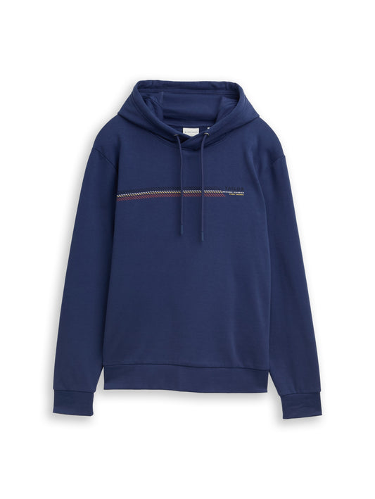 printed hoodie ocean blue Bild 1