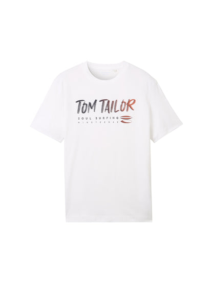 printed t-shirt White Bild 1