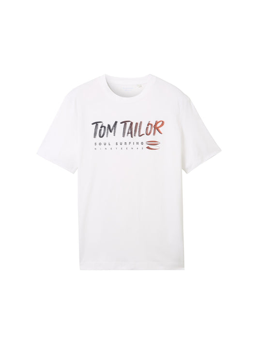 printed t-shirt White Bild 1