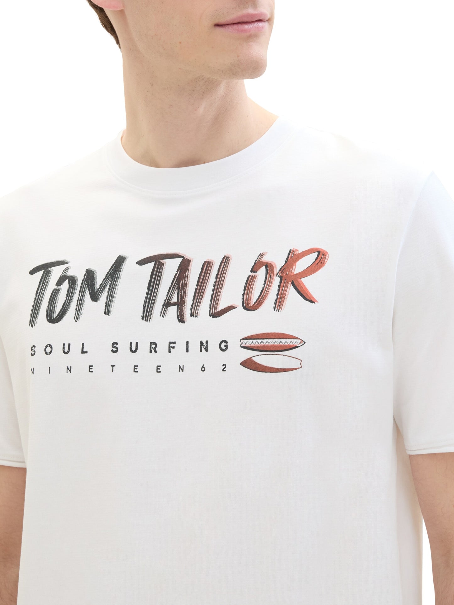 printed t-shirt White Bild 6