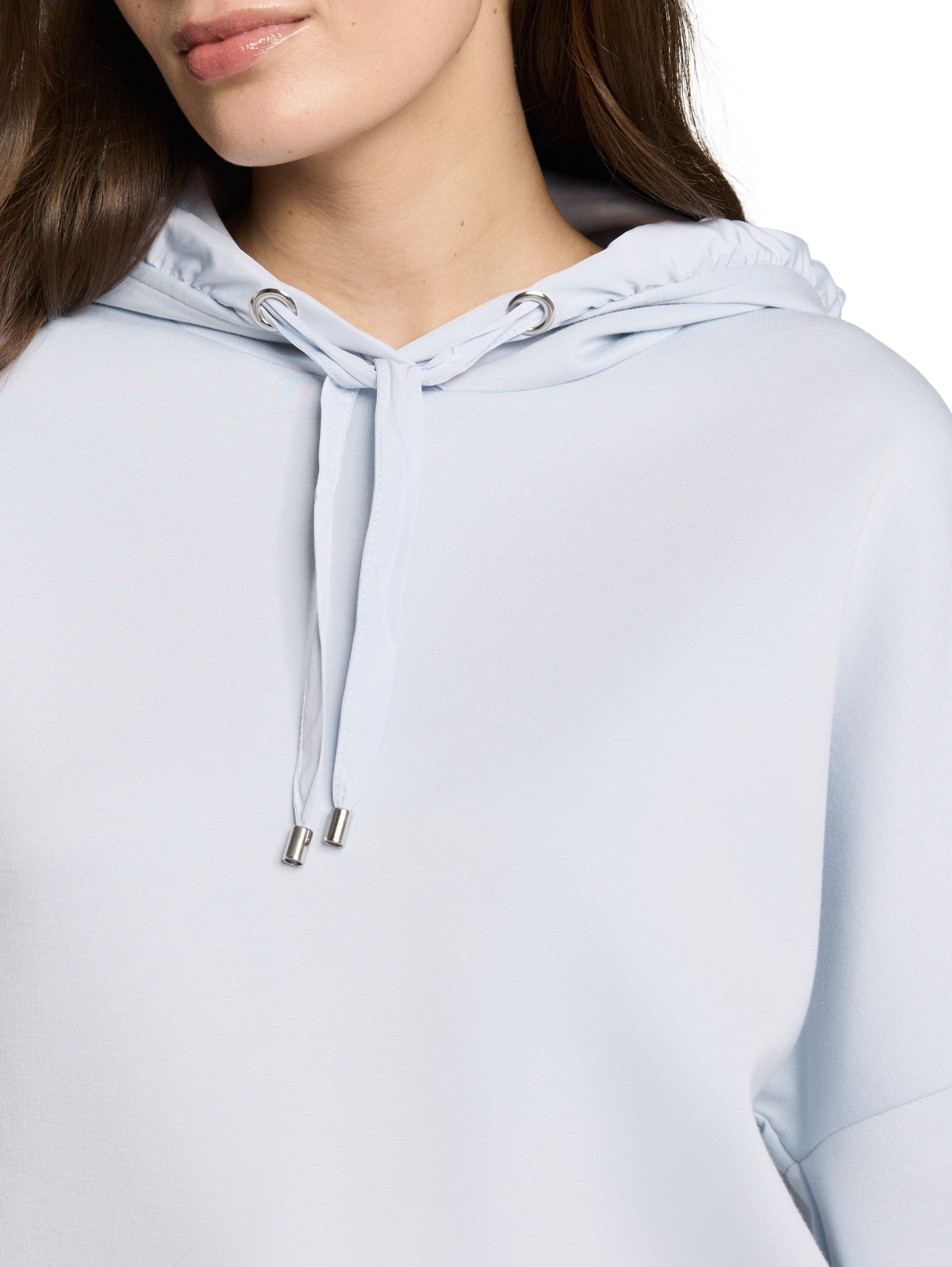 Sweatshirt hoodie soft dusty blu Bild 5