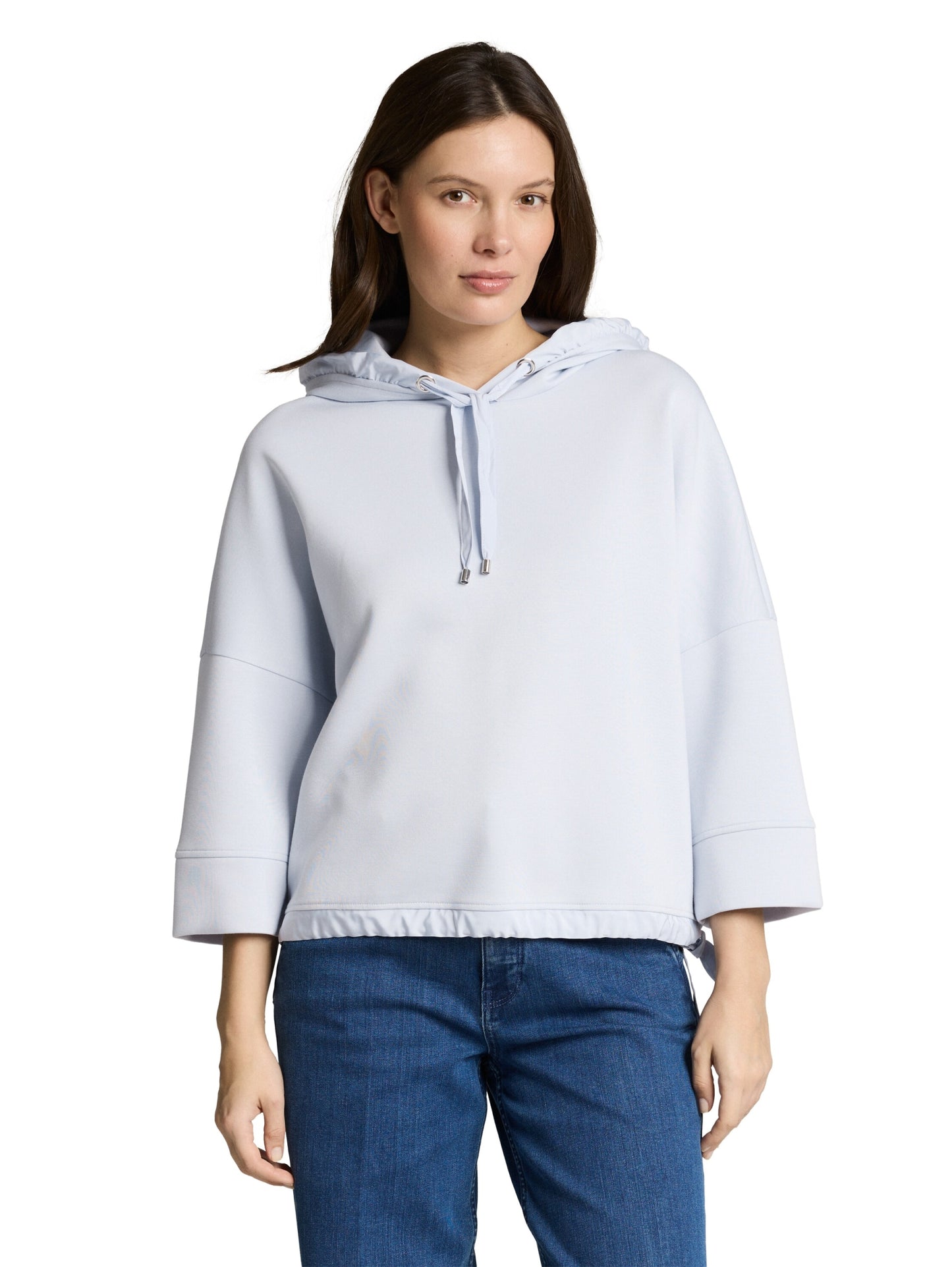 Sweatshirt hoodie soft dusty blu Bild 6
