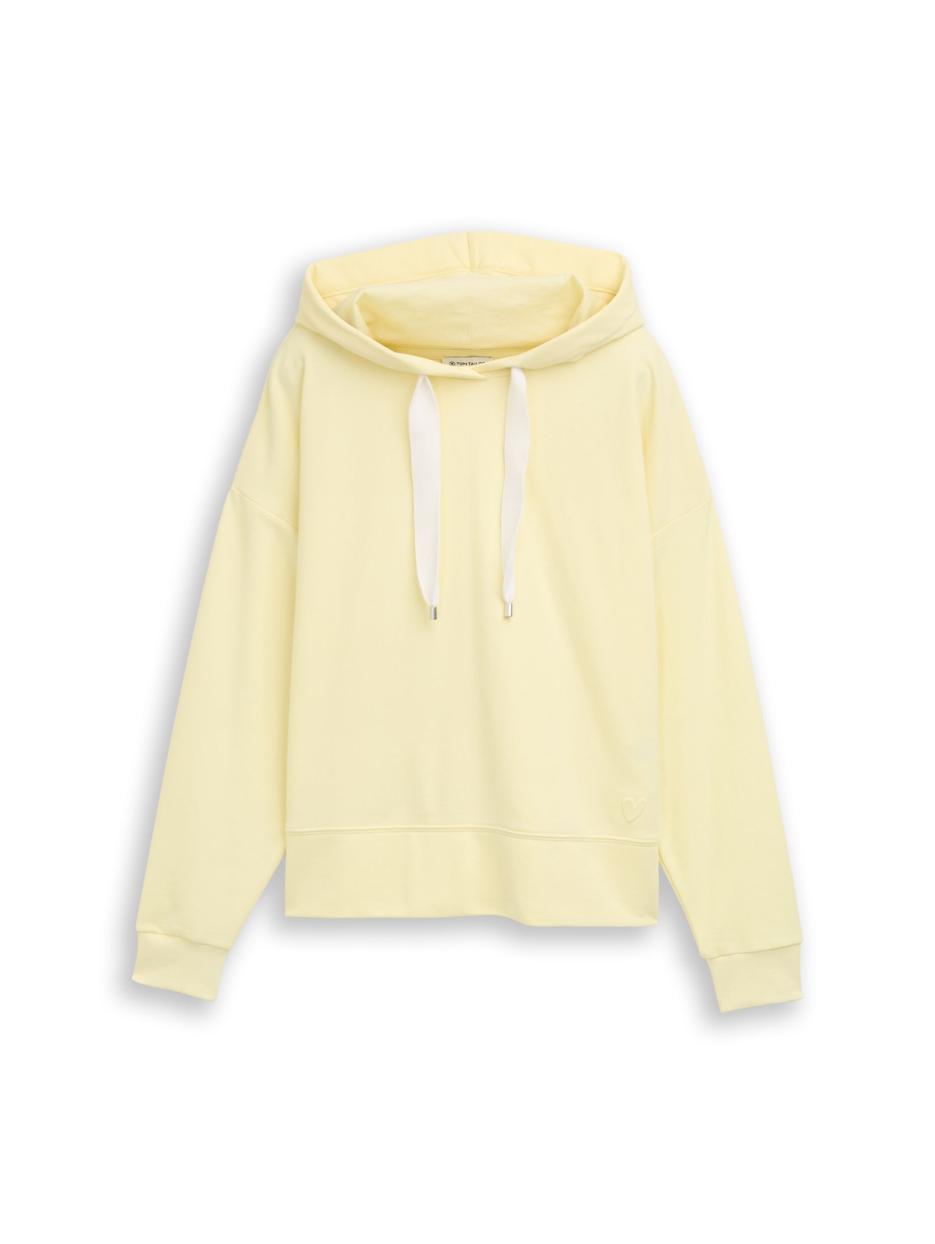Sweatshirt hoodie w emboss soft lemon Bild 1
