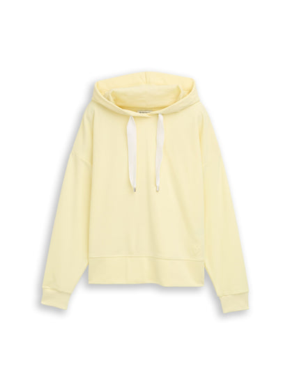 Sweatshirt hoodie w emboss soft lemon Bild 1