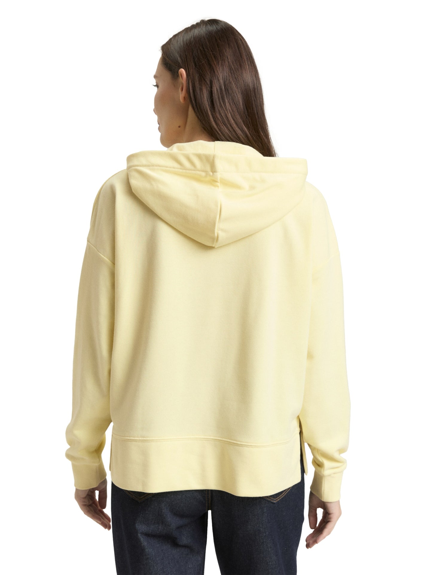 Sweatshirt hoodie w emboss soft lemon Bild 4