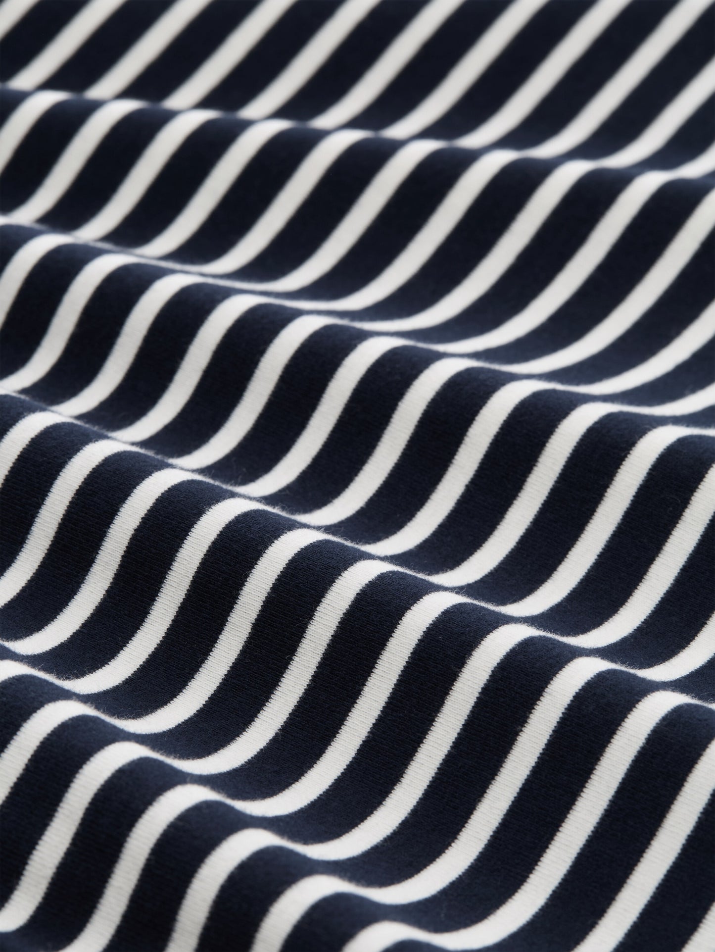 T-Shirt boatneck stripe navy blue offw Bild 2