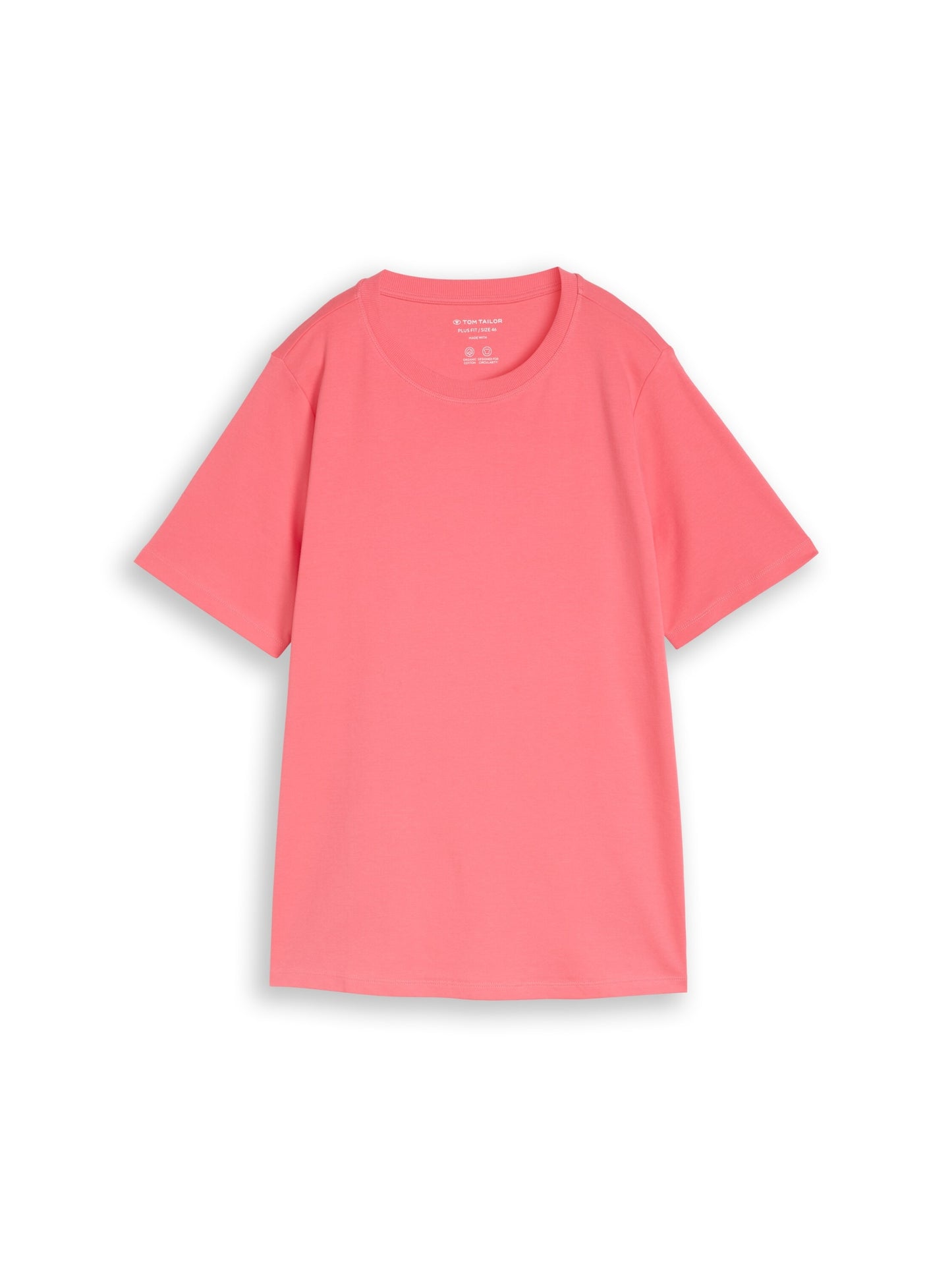 T-shirt  crew neck basic inter soft coral pin Bild 1