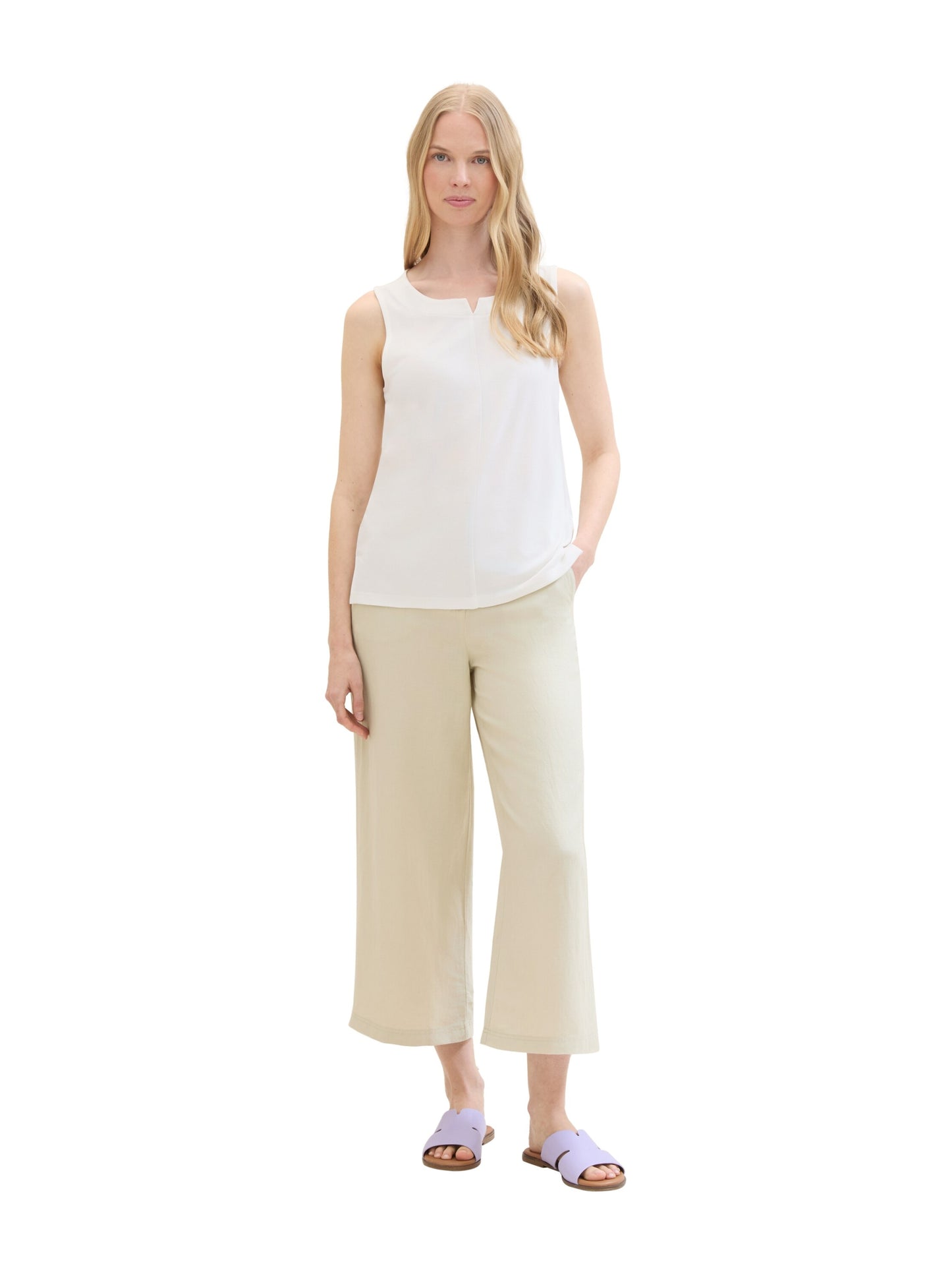T-shirt cupro top Whisper White Bild 4