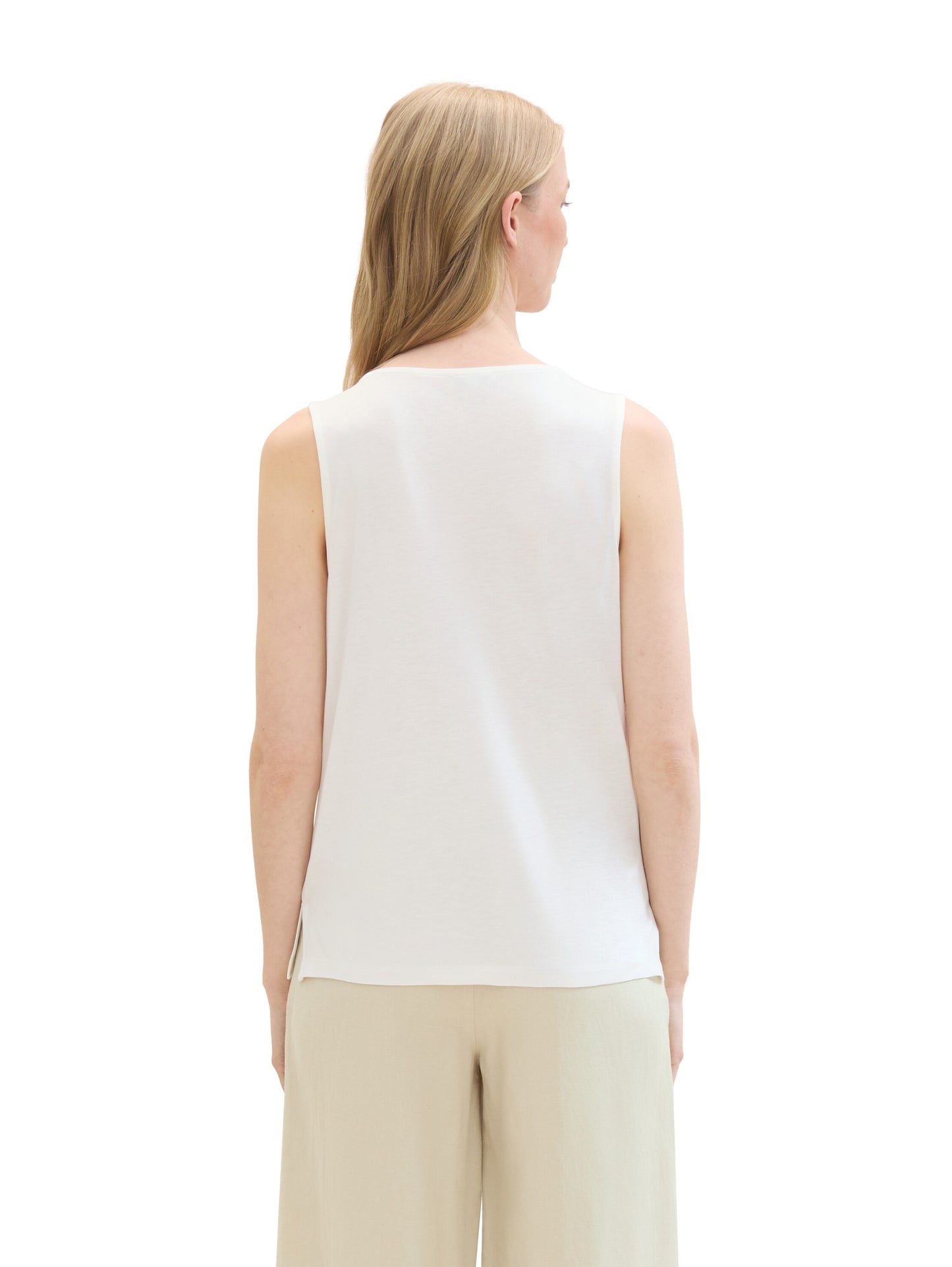 T-shirt cupro top Whisper White Bild 5