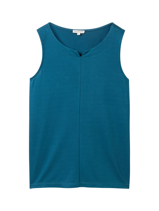 T-shirt cupro top Moss Blue Bild 1