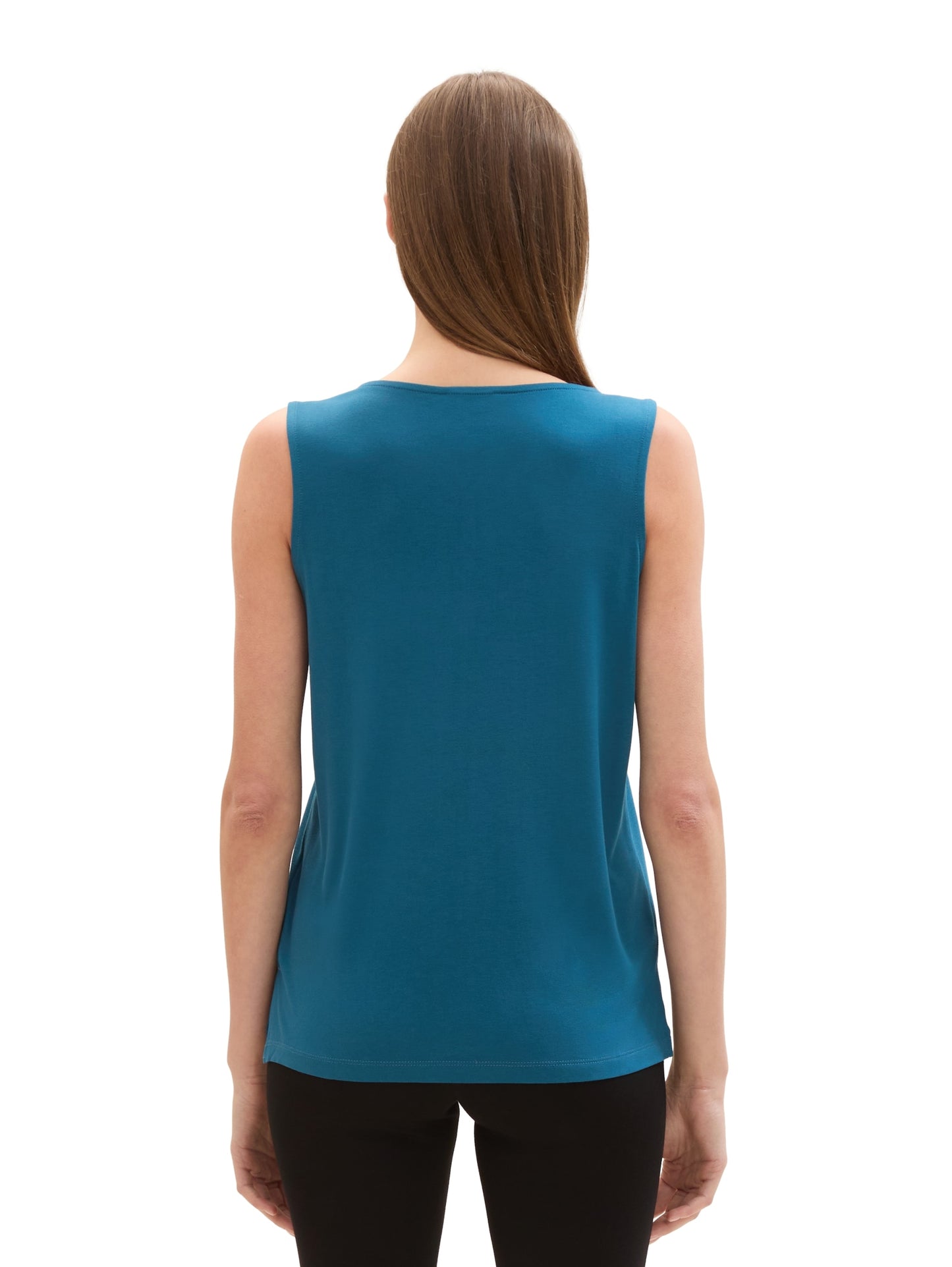 T-shirt cupro top Moss Blue Bild 5