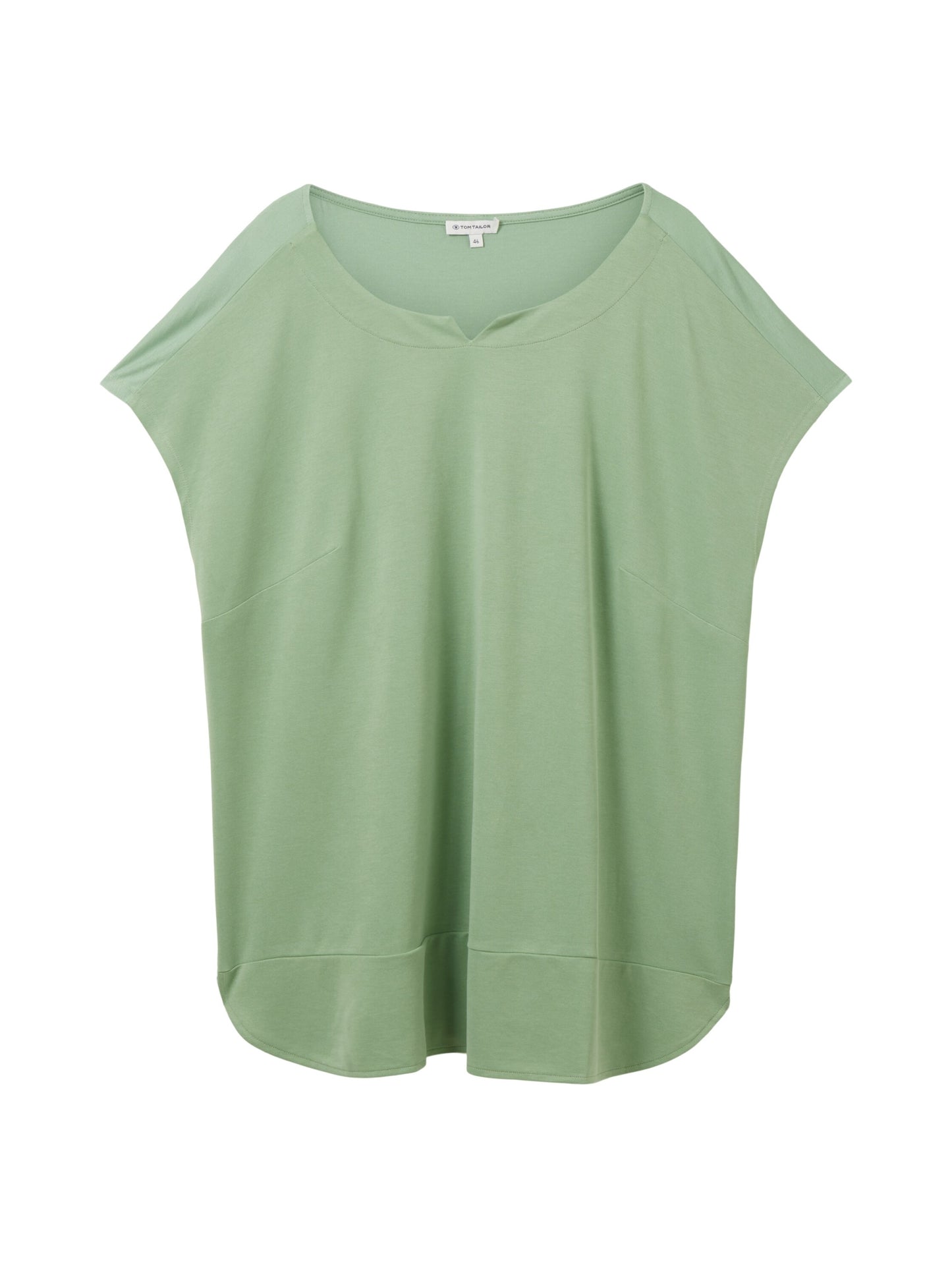T-shirt fabric mix okra green Bild 1