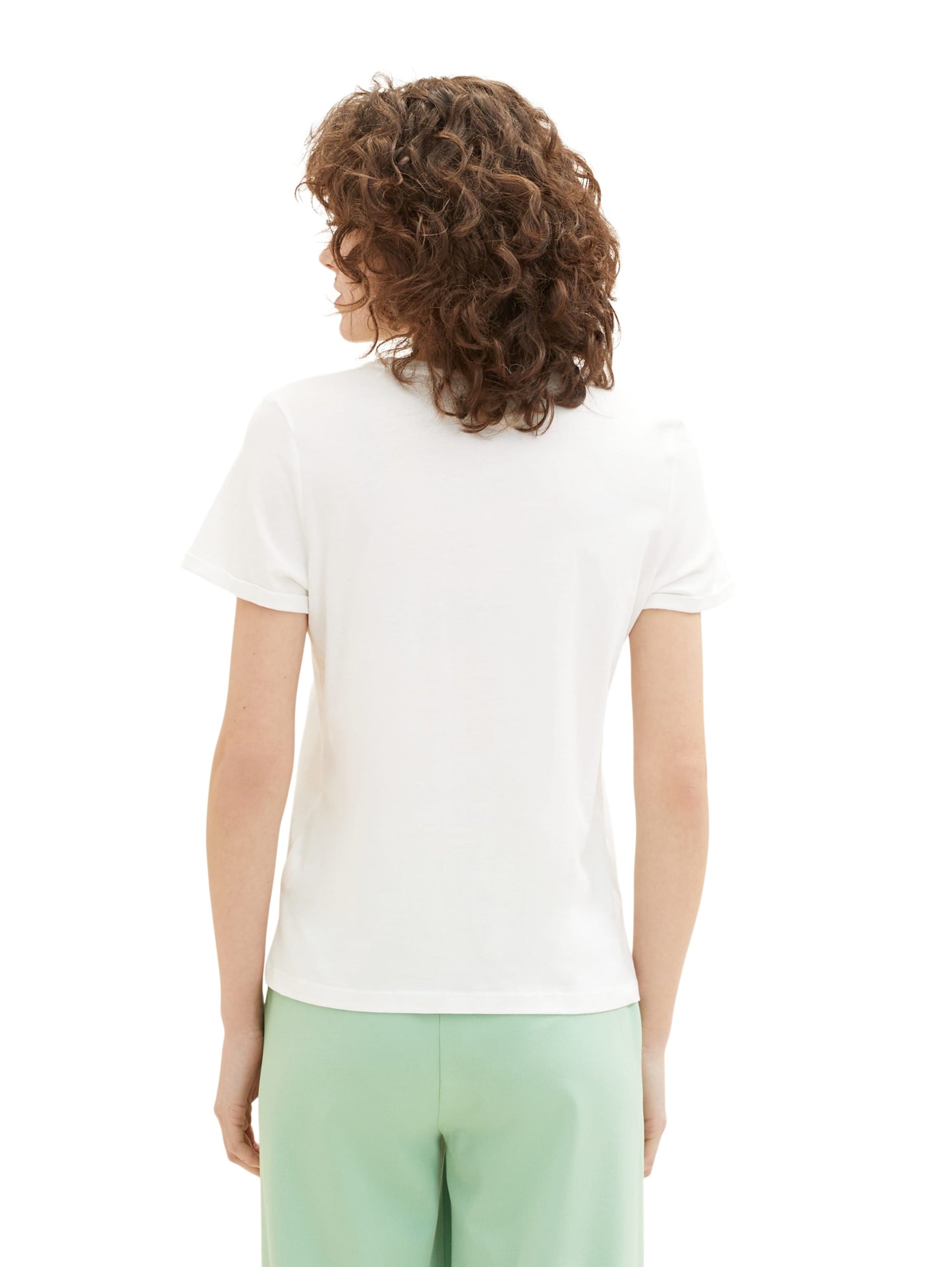 T-shirt frontprint Whisper White Bild 5