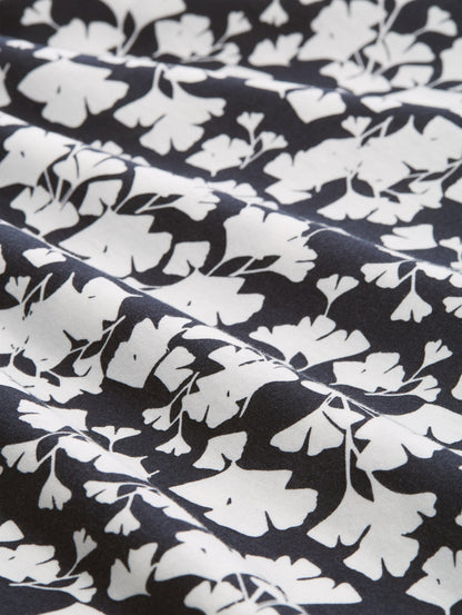T-shirt henley alloverprint blue ginkgo mi Bild 2