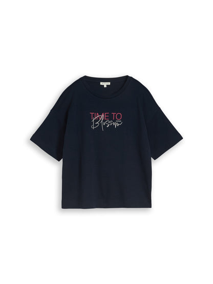 T-shirt overcut shoulder sky captain bl Bild 1
