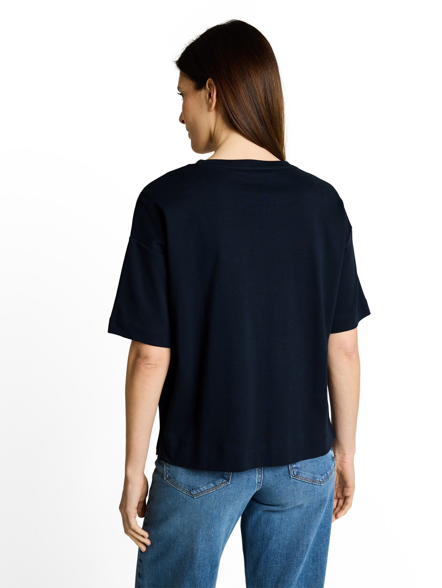 T-shirt overcut shoulder sky captain bl Bild 4