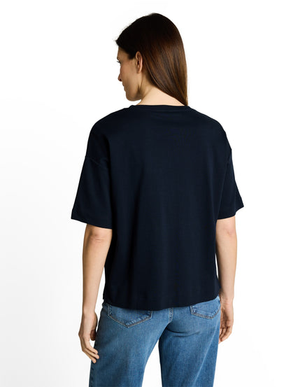 T-shirt overcut shoulder sky captain bl Bild 4