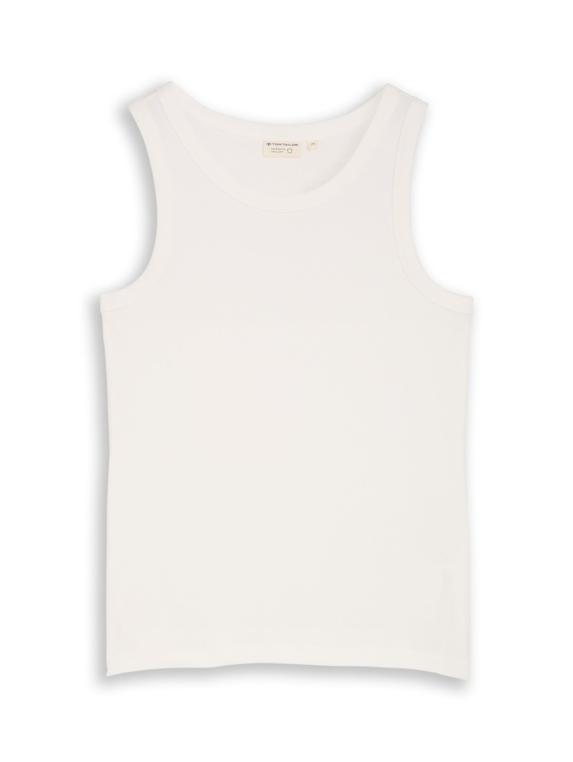 T-shirt rib top Whisper White Bild 1
