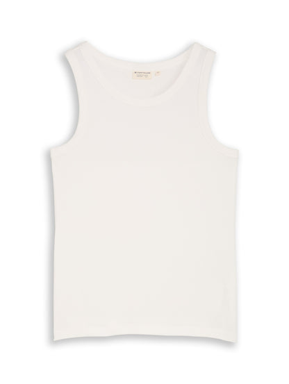 T-shirt rib top Whisper White Bild 1