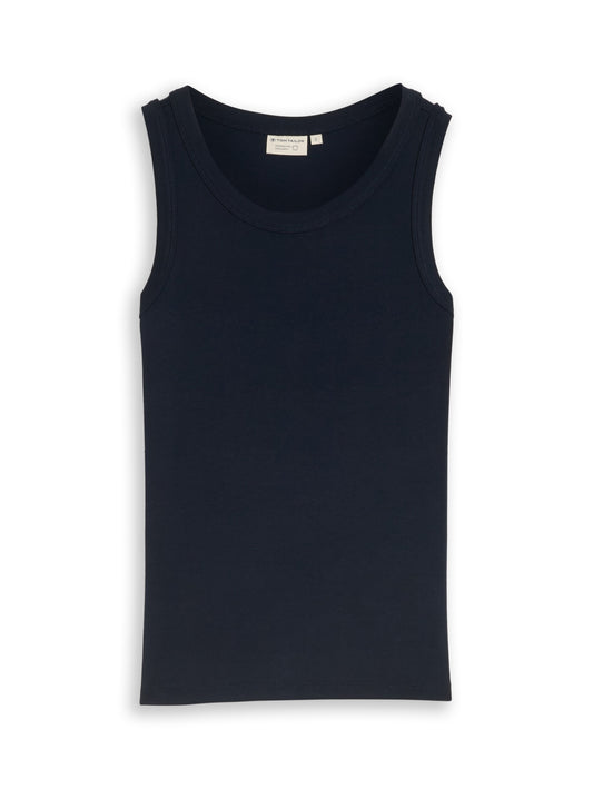 T-shirt rib top sky captain bl Bild 1